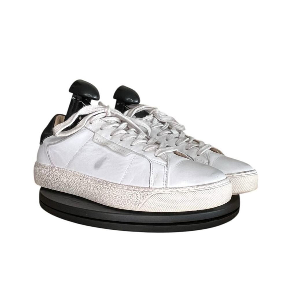 Womens AllSaints Sheer Low Top Classic Sneakers Size 7 White - Picture 3 of 6